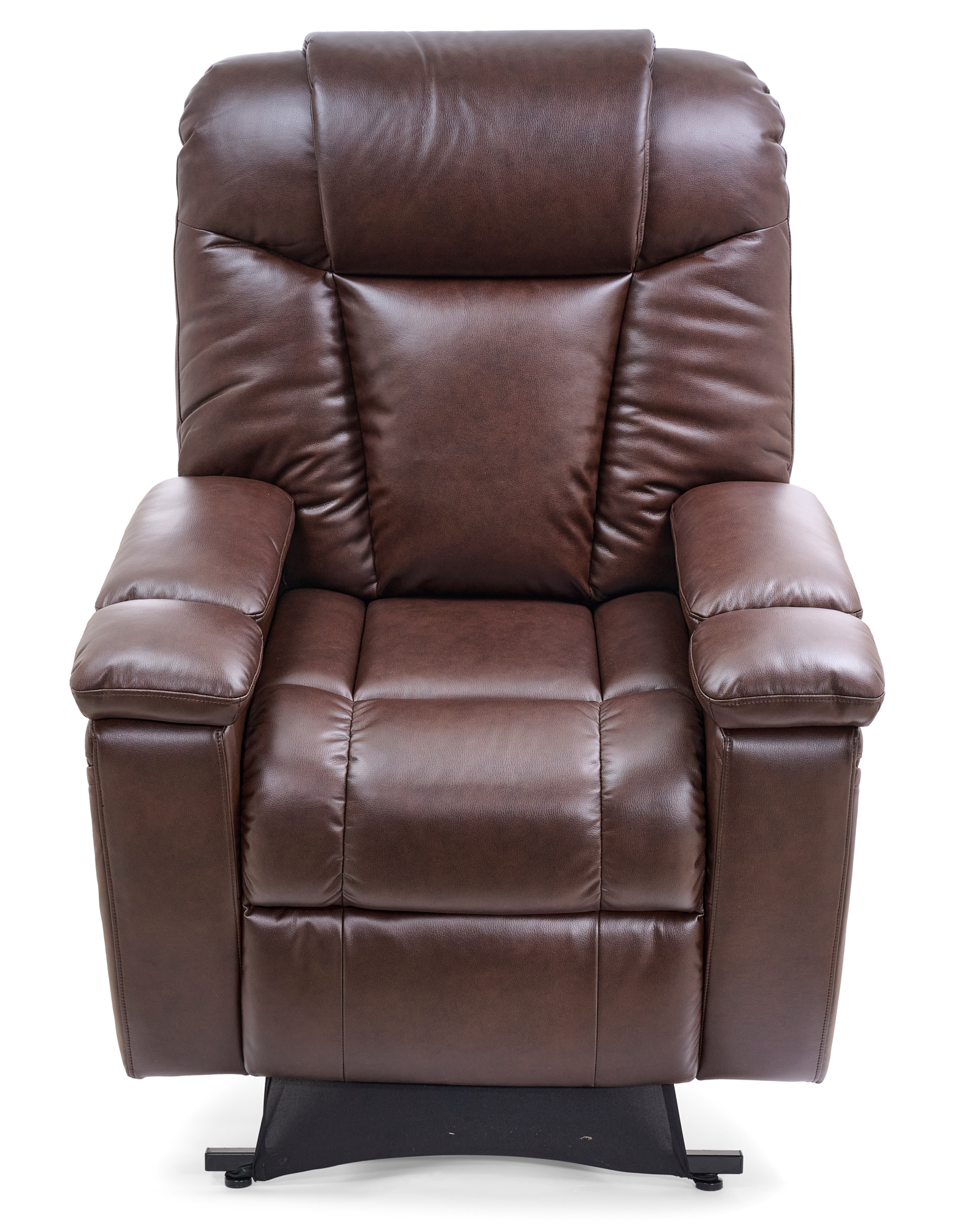 Rhodes Lift Chair Recliner, lifted, Umber color