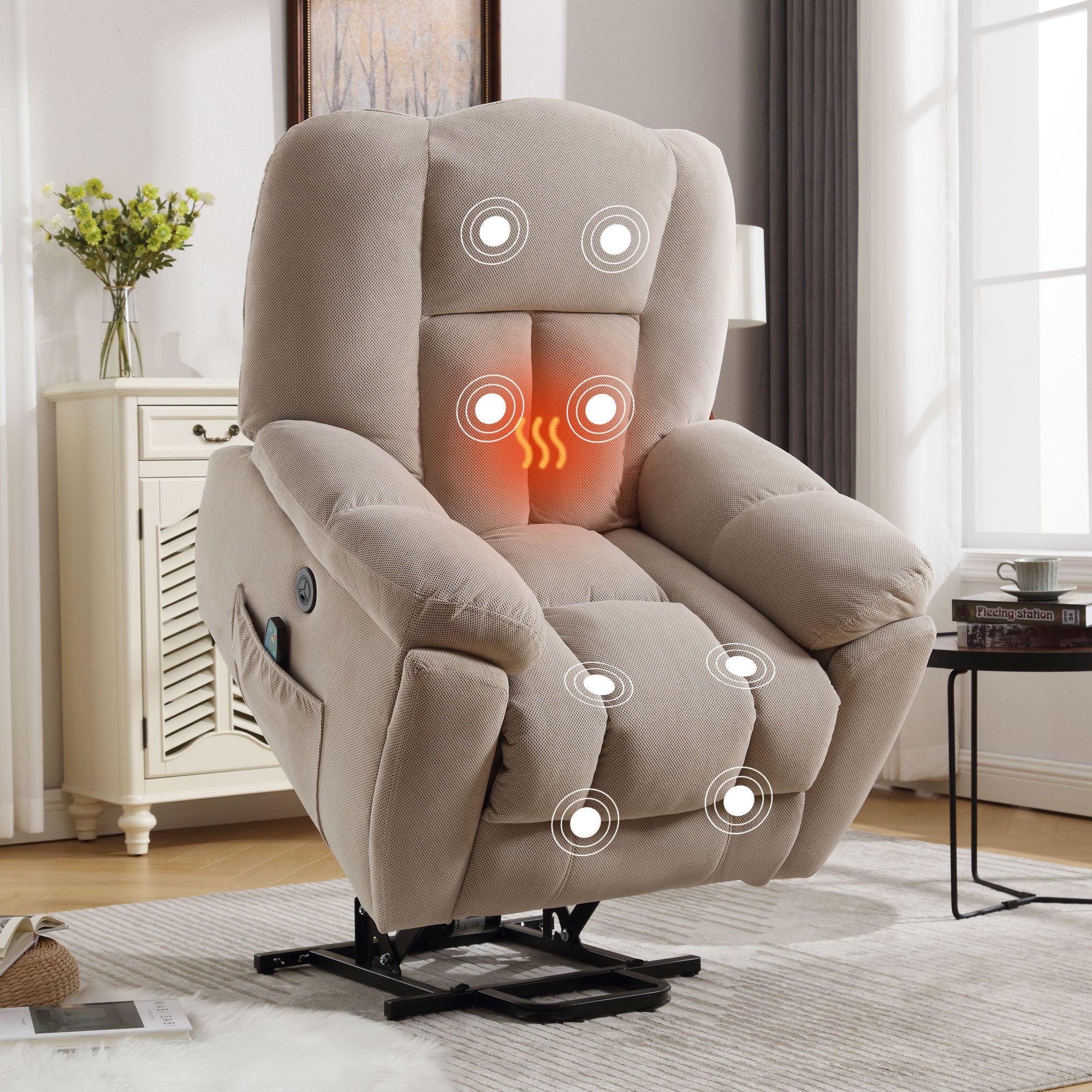 Infinite position best sale power lift recliner