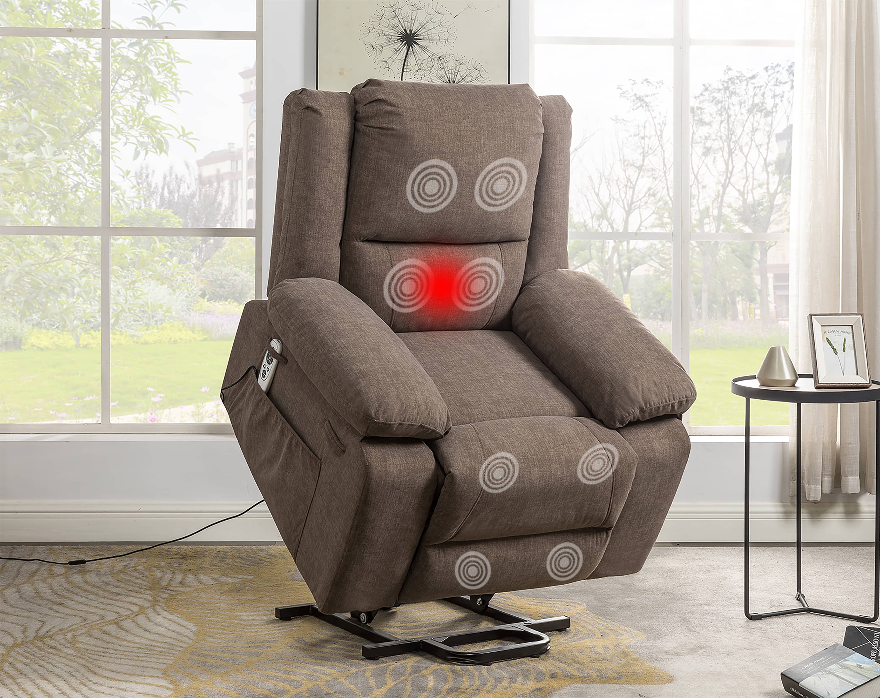 Lift chairs with discount heat and vibration